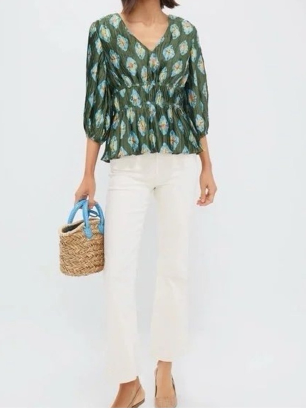 NWT Tuckernuck diamond print top - Picture 4 of 9